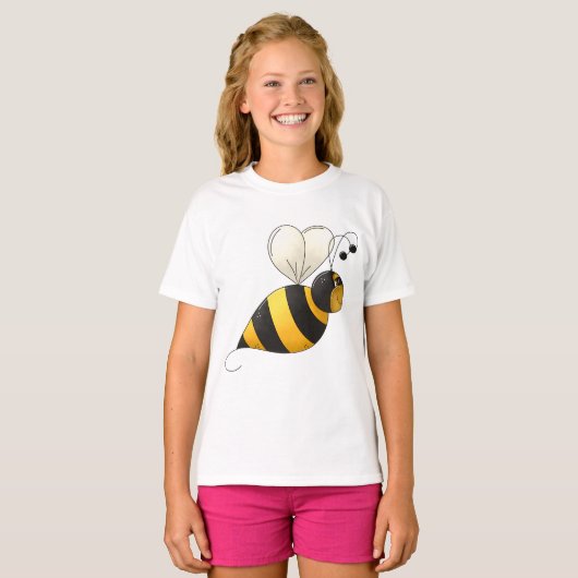 Plump Winged Bumble Bee Tシャツ (正面フル)