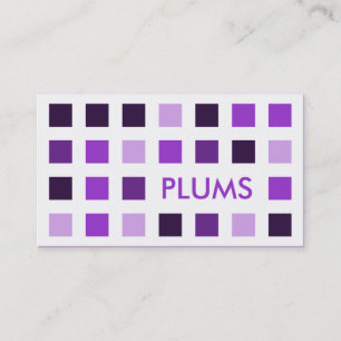 PLUMS (モダン正方形) 名刺