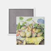Plums、Walnuts、Jasmineを使用した静止状態(W/c on) マグネット (正面/裏面)
