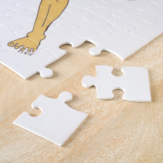 plunger and underwear guy ジグソーパズル (側面)