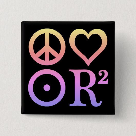 PLURの記号Pin 缶バッジ (正面)