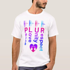 PLUR (平和への愛の統一の尊重) Tシャツ