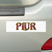 PLUR (火) バンパーステッカー (車上)