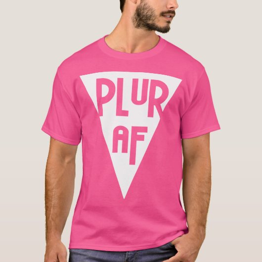 Plur Af Edmミュージック Tシャツ (正面)