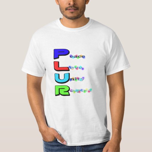 PLUR Tシャツ (正面)