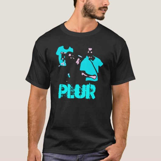 "PLUR " Tシャツ (正面)