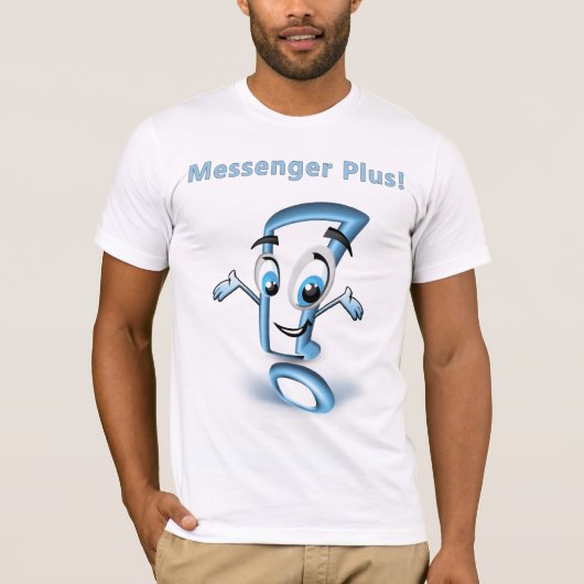 Plusee! ワイシャツ(前部プリント) tシャツ (正面)