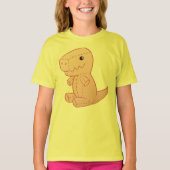 Plush Cute T-Rex Tシャツ (正面)