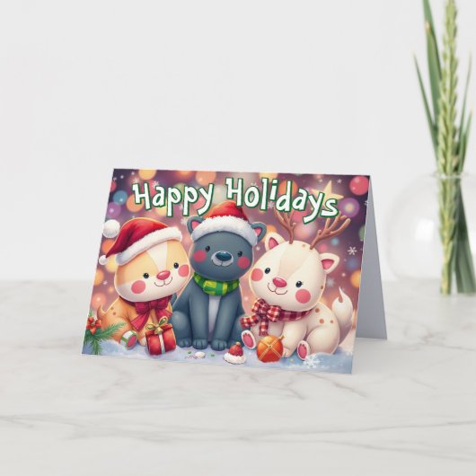 Plush Toy Christmas Card シーズンカード (正面)