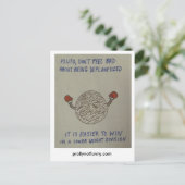 pluto、プレンテ感じスを下げる ポストカード (スタンド正面)