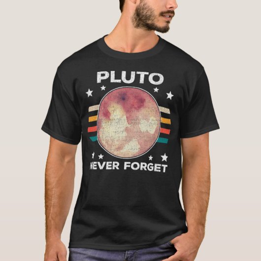 Pluto Never -忘れレトロ動揺してデザイン- Sp Tシャツ (正面)