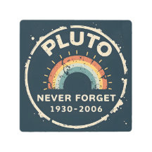 Pluto Never 忘れ 1930-2006ヴィンテージレトロ宇宙