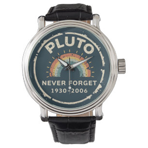 Pluto Never 忘れ 1930-2006ヴィンテージレトロ宇宙 腕時計