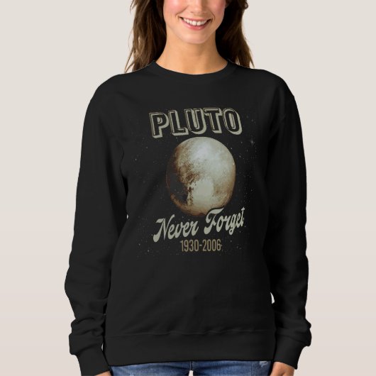 Pluto Never 忘れ Pluto 1930 2006 Pl スウェットシャツ (正面)