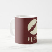 Pluto Planet Space Design Mug コーヒーマグカップ (正面左)