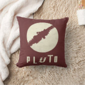 Pluto Planet Space Design Throw Pillow クッション (ブランケット)