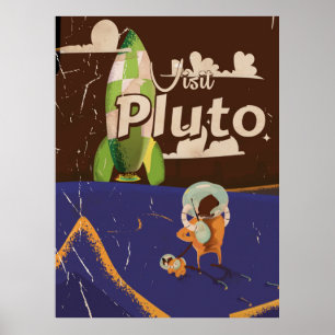 Pluto Vintage Travelポスターを参照 ポスター