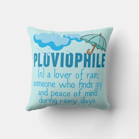 Pluviophile クッション (裏面)