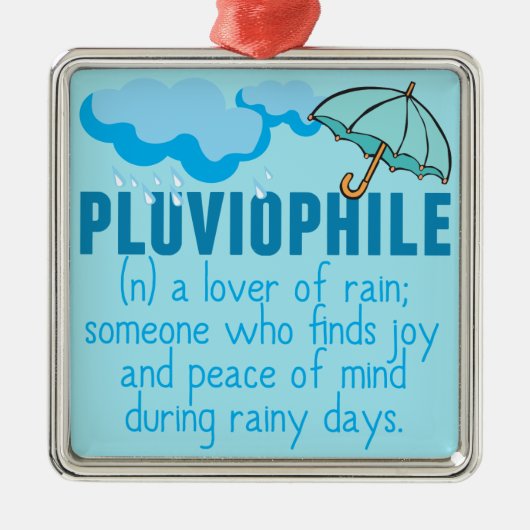 Pluviophile メタルオーナメント (正面)