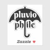 Pluviophile - v3 (黒) シール (シート)