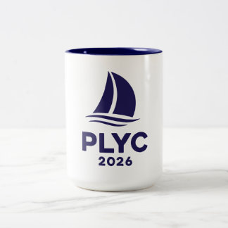 PLYC 2026 White Mug with Navy Interior  ツートーンマグカップ