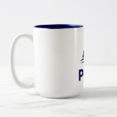 PLYC White Mug with Navy Interior ツートーンマグカップ (左)