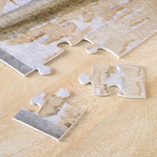 Plymought Lighthouse Watercolor 520pc Puzzle ジグソーパズル (側面)