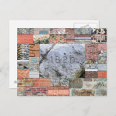 Plymouth MA Rocks and Bricksポストカード ポストカード (正面/裏面)