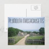 Plymouth Massachusettsはがき ポストカード (正面/裏面)