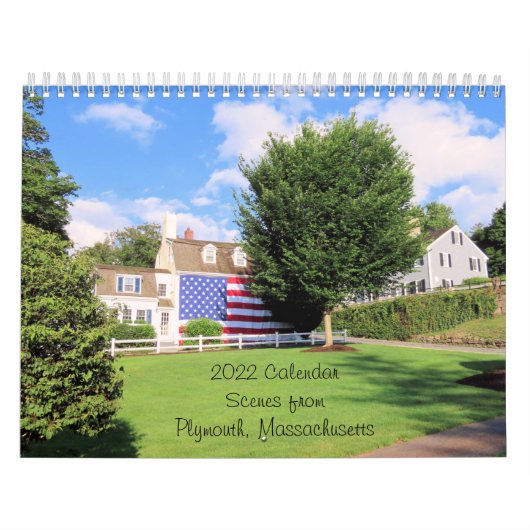 Plymouth Massachusetts Calendarのシーン カレンダー (カバー)