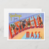 Plymouth, Massachusetts Travel ポストカード (正面/裏面)
