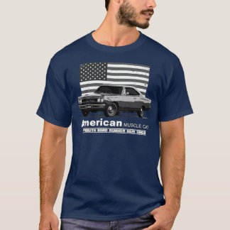 Plymouth Road Runner American Muscle 60s 70s Old i Tシャツ