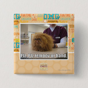 Plzのremoovのur手 缶バッジ