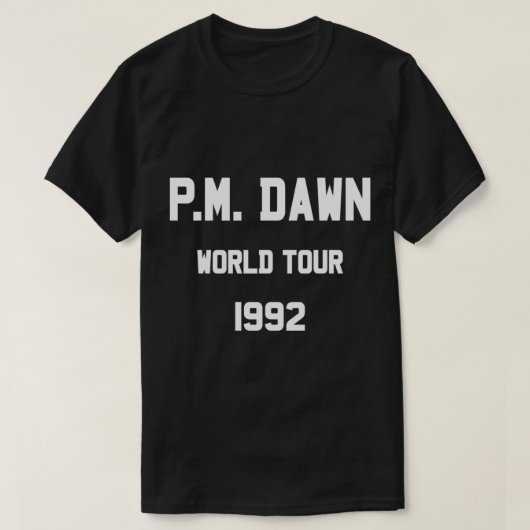 PMドーンワールドツアーエッセンシャルTシャツ Tシャツ (デザイン正面)