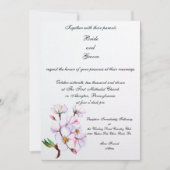 PMACアールソンさくらんぼブロッサム結婚式招待状 招待状 (正面)