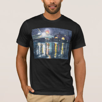 PMACarlsonのインドの川の入口橋Tシャツ Tシャツ