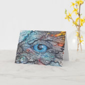 PMACarlsonのドラゴンの目カード カード (黄色い花)