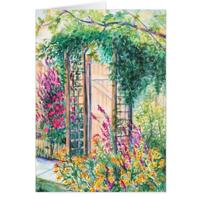 PMACarlsonの秘密の夏の庭カード (正面)