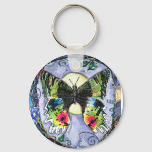 PMACarlsonの蝶Keychain キーホルダー