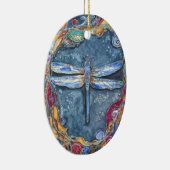 PMACarlsonの銅のトンボのオーナメント セラミックオーナメント (右)