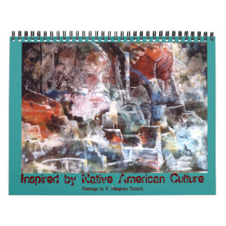 PMACarlsonはネイティブアメリカン文化カリフォルニアによってインスパイア カレンダー