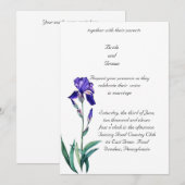 PMACarlsonアイリエレガントス結婚式招待状 招待状 (正面/裏面)