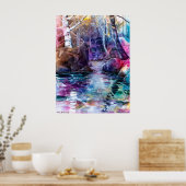 PMACarlsonホワイト樺の木クリークポスター ポスター (キッチン)