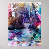 PMACarlsonホワイト樺の木クリークポスター ポスター (正面)