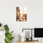 PMACarlsonポートレートの若い女性プリント ポスター (ホームオフィス)