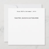 PMACarlsonレッドメープルボンサイ結婚式招待状 招待状 (裏面)