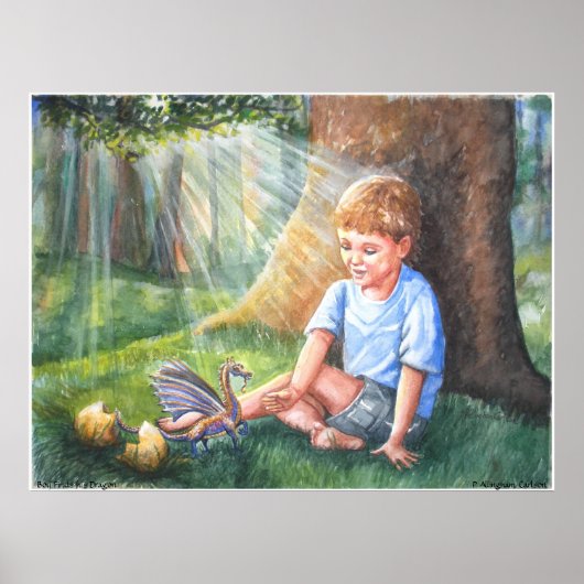 PMACarlson Boyがドラゴンポスターを見つける ポスター (正面)