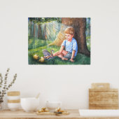 PMACarlson Boyがドラゴンポスターを見つける ポスター (キッチン)