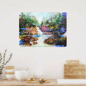 PMACarlson Buttermilk Falls III Poster ポスター (キッチン)