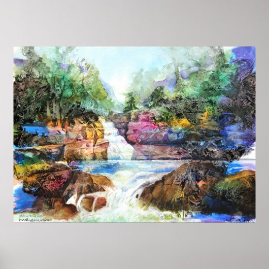 PMACarlson Buttermilk Falls III Poster ポスター (正面)